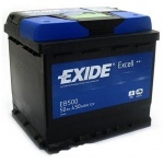 Аккумулятор EXIDE Excell EB500 50Ah 450A для innocenti